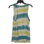 Miss Me Women Size Medium Muscle Tank Top Scoop Neck Relaxed Multicolor Striped Photo 7