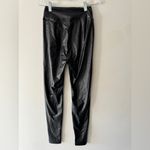 Aerie NEW!!  Offline Real Luxe Faux Leather Black Leggings Hi-Rise Photo 3