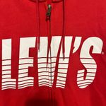 Levi's Levi’s red full zip hoodie sweatshirt jacket size large Photo 2