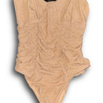 Size XS Gold Shimmer Bodysuit NWT Photo 0
