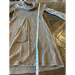 Calvin Klein Y2K Brown Ribbed Cowl Neck Sweater Dress Women S Twee Knit Flattering Feminine Photo 4