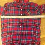 Ralph Lauren Lauren  Plaid Brushed Twill Ballet Sleep Shirt Women’s 2X Photo 10