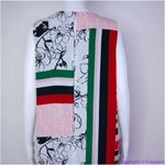 Slny New! floral print tie neck color block sleeveless dress, women's size 12 Photo 8