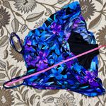 Studio Works Vintage Swimsuit Swimdress One Piece Swim Dress Floral 20W Photo 4