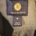 JM Collections Size M Womens Olive Straight Leg Pants Medium Imported Green Photo 3