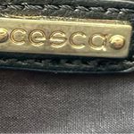 Purse Elegant Green and Black Satchel with Gold Handle/CESCA Photo 3