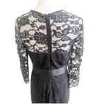BB Dakota So Noir So Good Black Lace Overlay Sheath Dress Size 10 Dressy Elegant Photo 3