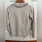 ZARA Knit Ruffle Cardigan Button Down Sweater size Medium Photo 3