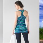 Lululemon cool racer tank top Seven Wonders Multi W1J68S XS Photo 3