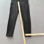 American Eagle  Womens Jeans 8 Reg Jegging Black Skinny Slim Stretch Mid R Denim Photo 3