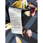 Banana Republic  Blue Lattice Floral Print Collar Classic‎ Fit Blouse MEDIUM Photo 7