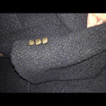 Massimo Dutti NWT  Wool Blend‎ Gold Button Blazer/Coat Small Photo 5