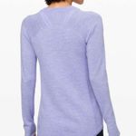 Lululemon Athletica Sit In Lotus Heathered Lilac Crew Neck Cozy Sweater Knit 4 Photo 1