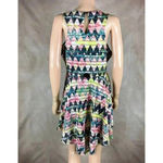 Floral Diamond Laser Cut Asymmetrical Dress NWT XL Photo 8