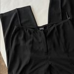 Eileen Fisher 100% Silk Black Front Zip Flowy Minimalist Pants Size L $245 Photo 3