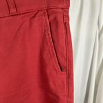 Gloria Vanderbilt Womens Size 8 Red Pull On Wide Leg Cropped Pants Casual Career Photo 2