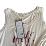 Niyama Sol Stay Wild Cream Twist Front Athletic Tank Top Women’s Athleisure XS Photo 2