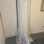 Lace Mermaid Wedding Dress White Size 8 Photo 3