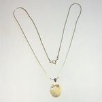 925 Gold Plated Sterling Silver I Love You Pendant Necklace Photo 4