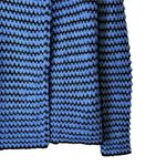 Krimson Klover Midnight Sun Button Cardigan Blue Black Womens Small Wool Alpaca Photo 4