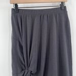 Z Supply NEW Skirt Size Small NWOT Sabina Charcoal Gray Twist Knot Cotton Blend Photo 4