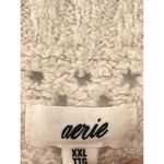 Aerie Cream Off-the-Shoulder Sweater with Loose Knit Women’s XXL Lounge Oversize Photo 9