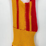 Vibrant Crochet‎ sleeveless sweater Red Photo 0