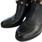 Guess  Fran Studded Black leather Ankle Boot Women’s Sz 9 Zip Up Photo 5