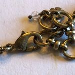 Lucky Brand  Brass Tone & Yellow Rhinestone Runway Boho Statement Necklace Photo 5