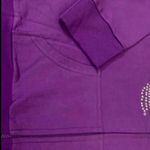 The License House New with tag size XL women’s purple 100% cotton full zip Kansa Photo 4