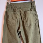 Anthropologie  Maeve Colette Wide Leg High Rise Pants Green Photo 5