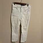 Veronica Beard Carly Kick-Flare High Rise Jeans White- Size 31 (12) Photo 1