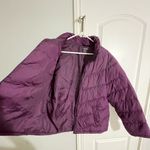 Lands' End  Purple Puffer Jacket Photo 2