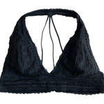 Urban Outfitters  Bralet Racerback Halter Lace Black Size Medium Out From Under Photo 0