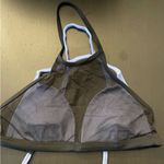 Xhilaration Xhiliration Mesh Overlay Sporty Bikini Top Black and Blue Women’s Size M Photo 6