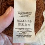 Free People  Brown Paisley halter Tank Top size small Photo 5