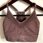 PINK - Victoria's Secret VS PINK SEAMLESS LIGHTLY LINED ATHLETIC SPORTS WORKOUT BRA Photo 11