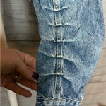 We The Free Free People Distressed Blue Denim Jacket Photo 3