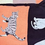 Vintage Blair short sleeve button front cat vest knit crochet cotton blend 2xL Gray Size 2X Photo 1