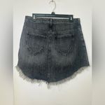 Free People Bailey Maverick Mini Skirt Women's Size 30 Frayed Raw Hem Denim Photo 8
