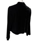 Eileen Fisher Black Velvet Open Front Crop
Cardigan Silk Blend, Sz M Photo 3