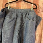 Old Navy ‎ Blue Chambray Pull On Linen Blend Pants Size 4X Photo 3