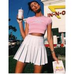 American Apparel ๐๐ Tennis Skirt ~ White Large L NWOT Photo 5