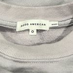 Good American Cropped Purple Crewneck Sweatshirt Women’s 0 Photo 2