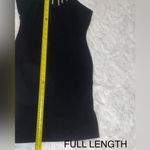 Almost Famous black halter dress gold beaded neck cocktail party holiday Medium Photo 8