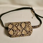 Snakeskin Pattern Crossbody/Belt Bag Brown Photo 1