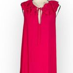 Amanda Uprichard Maternity Mini Dress Women's XS Pink Flutter Sleeves Crepe RTR Photo 2