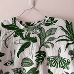 Farm Rio  Forest Soul Mix T-Shirt Tee in Green and White Floral Size Medium Photo 3