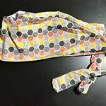 Hexagon Patterned Nurse Cap Bouffant Hat (264) Yellow Photo 0