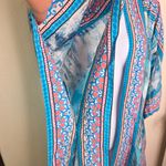 Tolani Nwt Raelyn Kimono Open Wrap Blue Tie Dye Coverup Size LP Photo 4